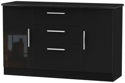 Knightsbridge Medium Sideboard - Black image