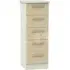 Knightsbridge Narrow 5 Drawer Chest - Mushroom, Cashmere Matt