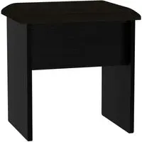 Knightsbridge Padded Dressing Stool - Black