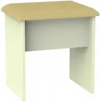 Knightsbridge Padded Dressing Stool - Cream