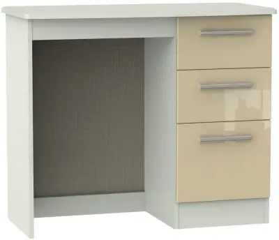 Knightsbridge Single Dressing Table - Mushroom, Cashmere