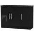 Knightsbridge Small 3 Door Sideboard - Black Gloss