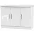 Knightsbridge Small 3 Door Sideboard - White Gloss
