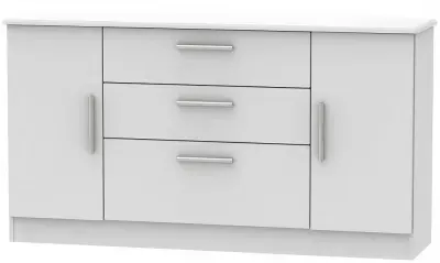 Knightsbridge Wide Sideboard with Storage - Grey