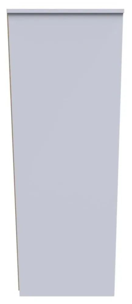 Las Vegas 5 Drawer Narrow Chest - White, MDF