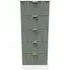 Las Vegas 5 Drawer Narrow Chest - White, MDF