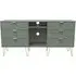 Linear 150cm TV Unit with Hairpin Legs - Reed Green