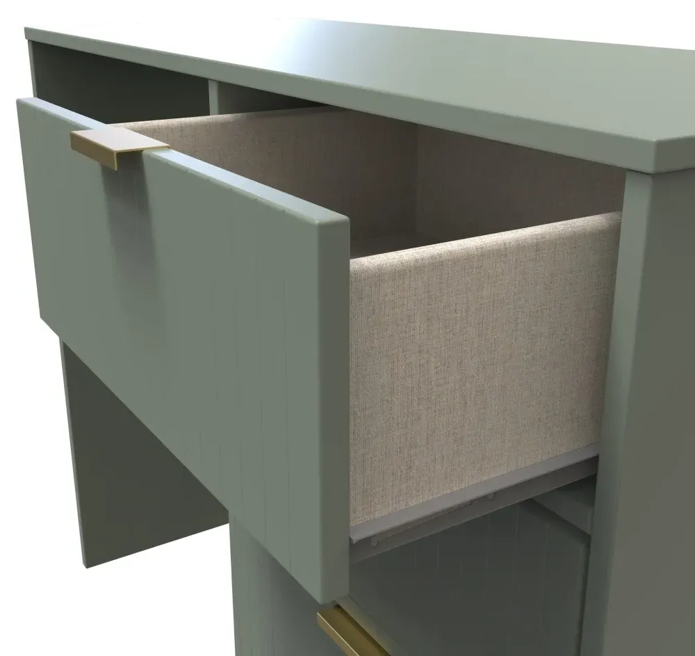Linear 4 Drawer Desk - Reed Green