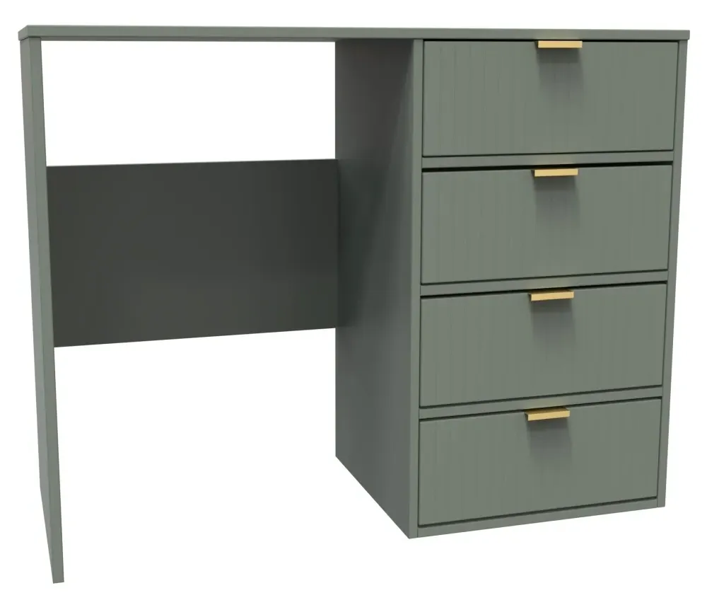 Linear 4 Drawer Desk - Reed Green