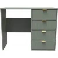 Linear 4 Drawer Desk - Reed Green