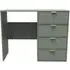 Linear 4 Drawer Desk - Reed Green