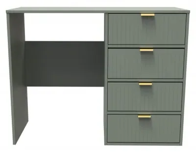 Linear 4 Drawer Desk - Reed Green