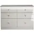 Lumiere 6 Drawer Midi Chest - Cashmere Gloss