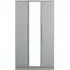 Milan 3 Door Tall Triple Wardrobe with Mirror - Grey