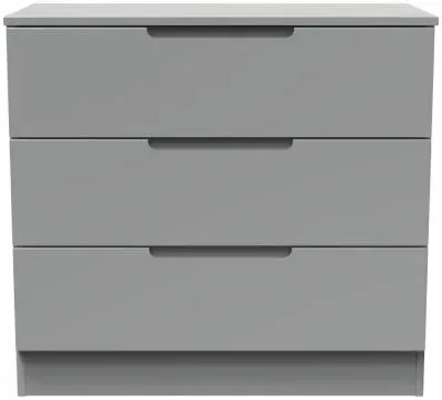 Milan 3 Drawer Small Chest - Dusk Grey image