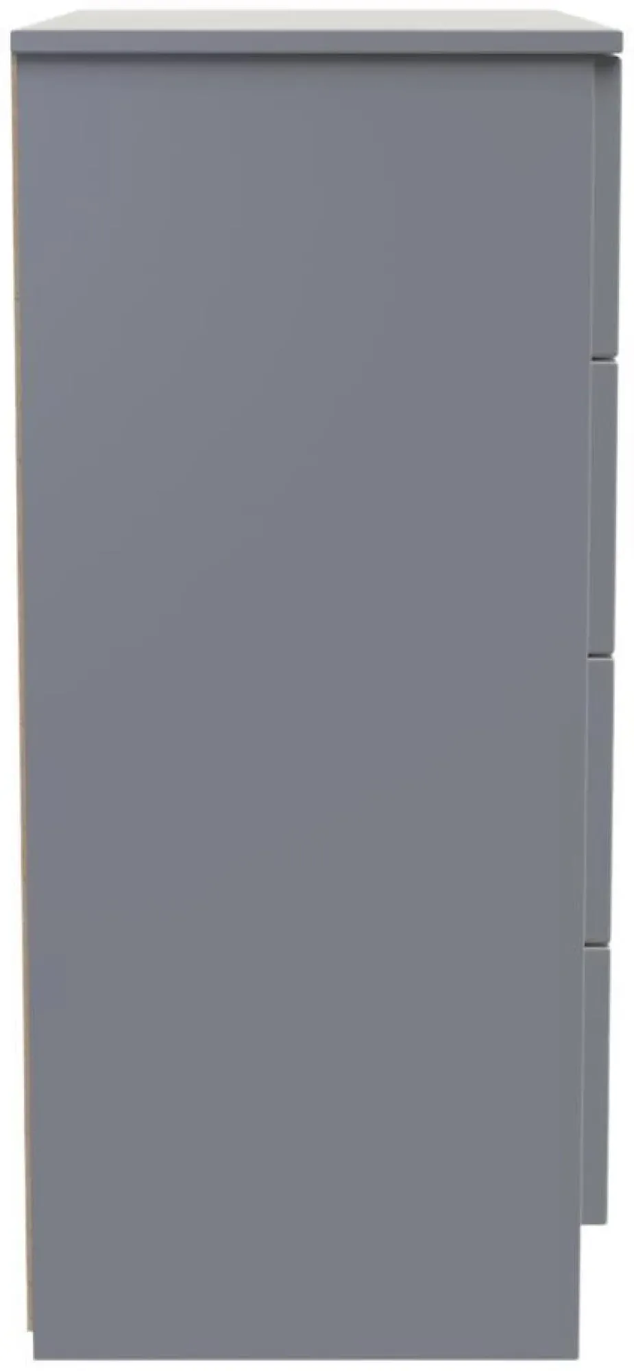 Milan 4 Drawer Chest - Dusk Grey