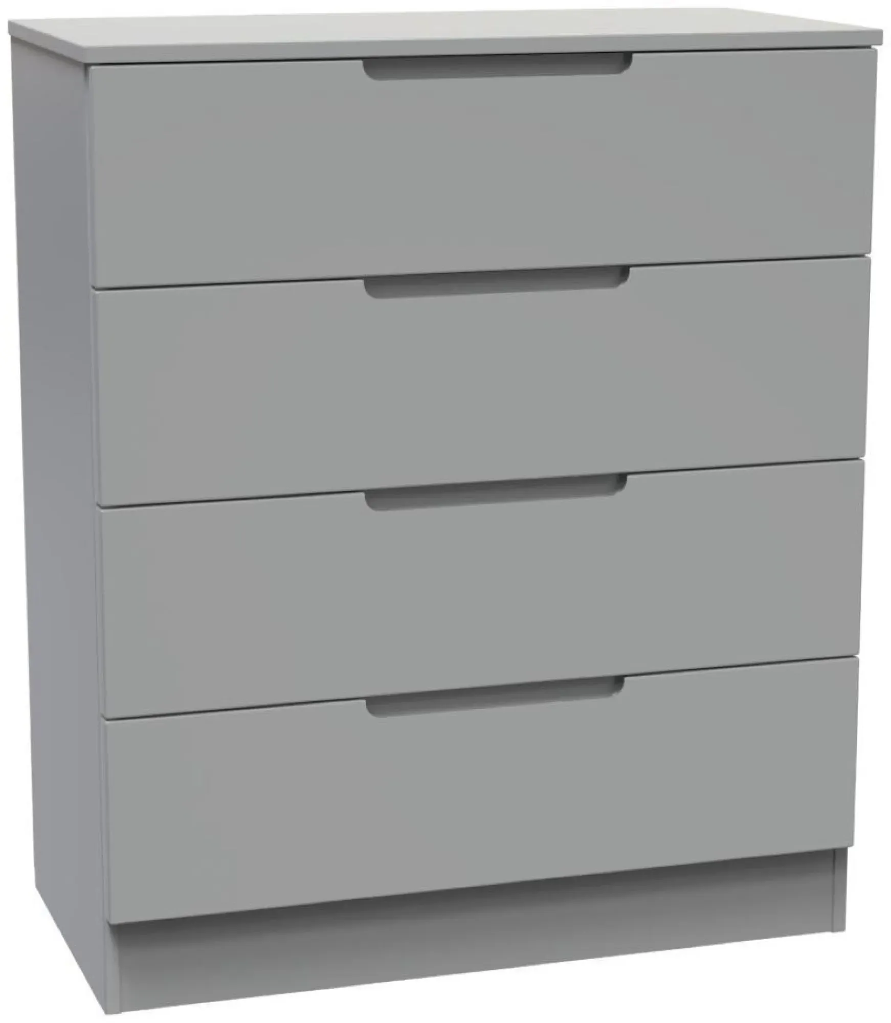 Milan 4 Drawer Chest - Dusk Grey
