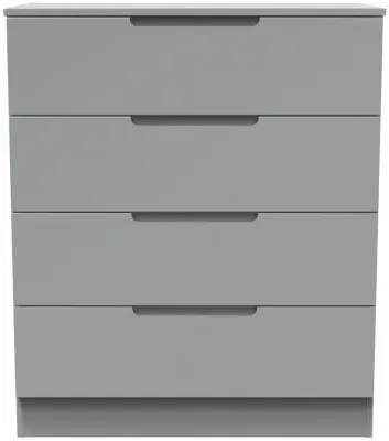 Milan 4 Drawer Chest - Dusk Grey image