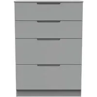 Milan 4 Drawer Deep Chest - Dusk Grey