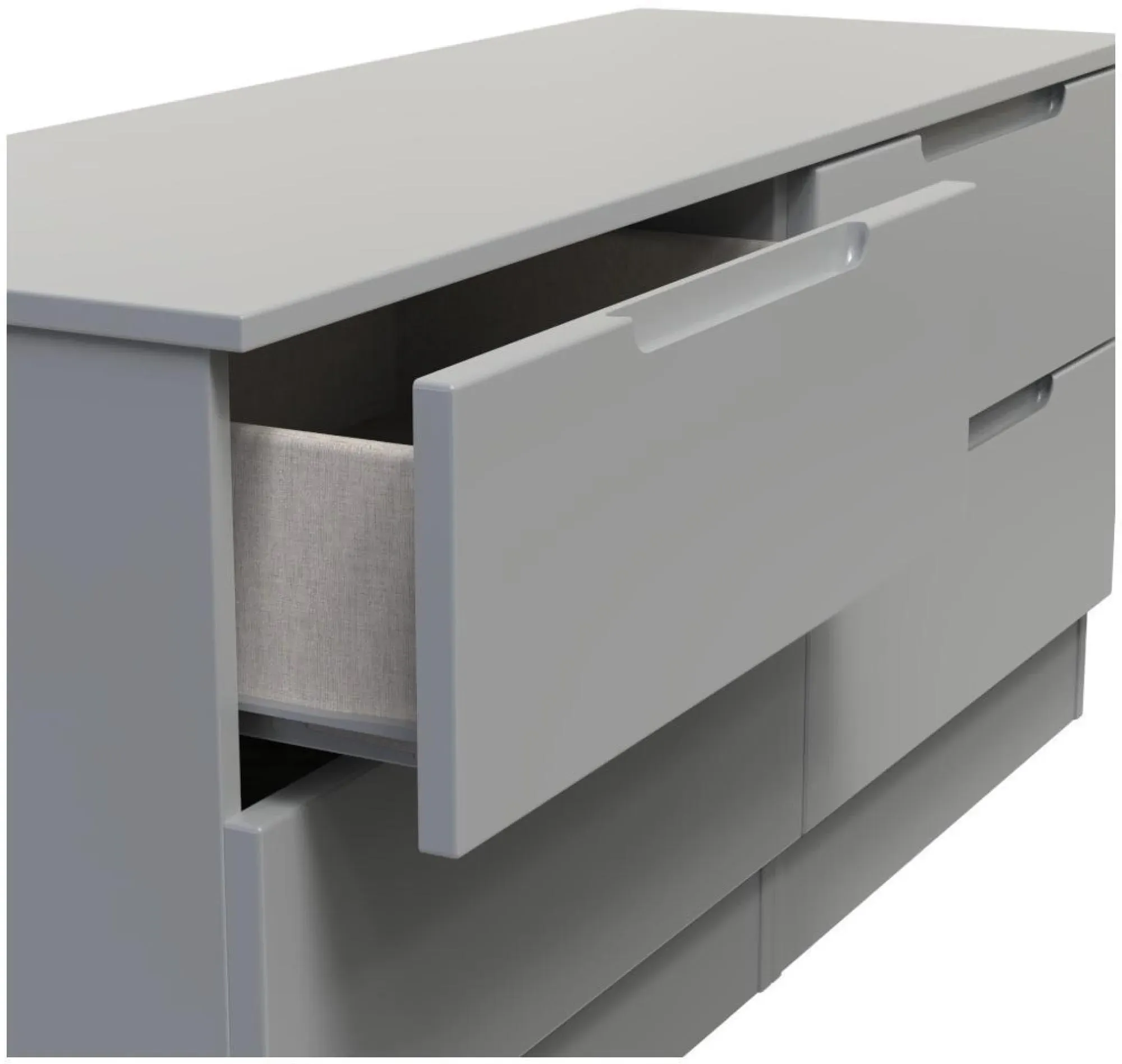 Milan Bed Box - Dusk Grey