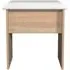 Milan Padded Dressing Stool - Oak Effect