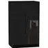 Monaco 2-Door Midi Wardrobe - Black