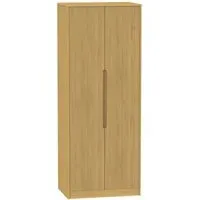 Monaco 2 Door Tall Wardrobe - Oak