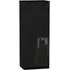 Monaco 2 Door Tall Wardrobe with 2 Drawers - Black
