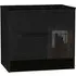 Monaco 2 Drawer Midi Chest - Black