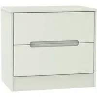 Monaco 2 Drawer Midi Chest - Cashmere