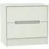 Monaco 2 Drawer Midi Chest - Cashmere