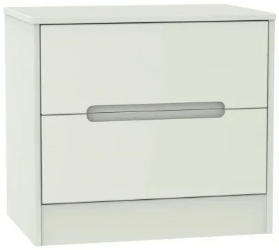 Monaco 2 Drawer Midi Chest - Cashmere image