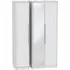 Monaco 3 Door Tall Triple Wardrobe with Mirror - White