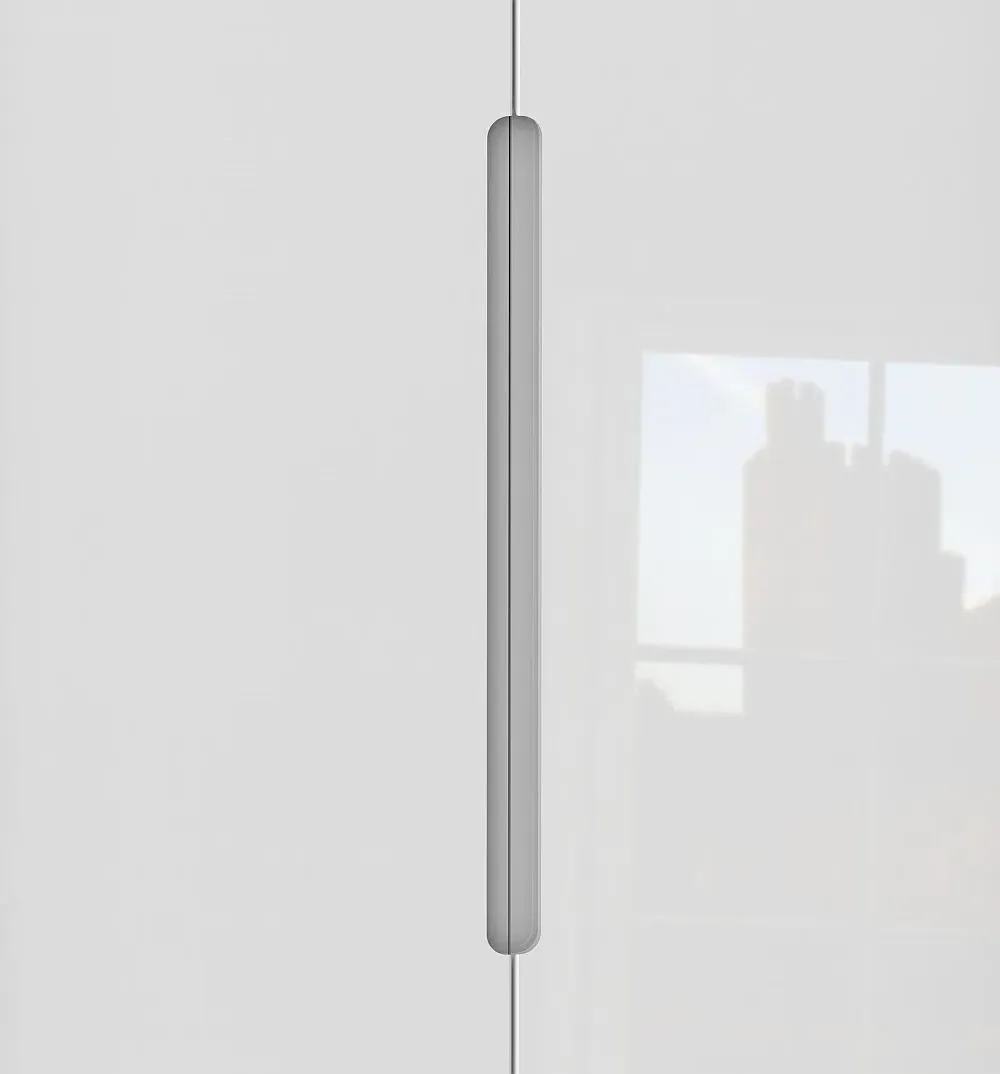 Monaco 3 Door Tall Wardrobe with 4 Drawers - White