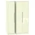 Monaco 3-Door Wardrobe - Cream