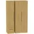 Monaco 3-Door Wardrobe with 2 Drawers - Oak