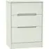 Monaco 3-Drawer Deep Midi Chest - Cashmere Matt