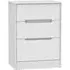 Monaco 3 Drawer Deep Midi Chest - White