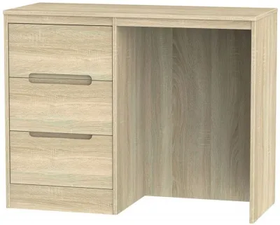 Monaco 3 Drawer Single Dressing Table - Bardolino image