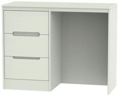 Monaco 3 Drawer Single Dressing Table - Cashmere