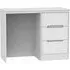 Monaco 3 Drawer Single Dressing Table - White