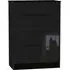 Monaco 4 Drawer Deep Chest - Black Gloss