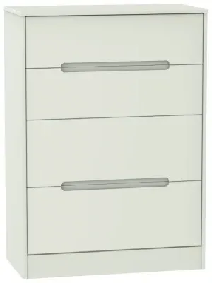 Monaco 4 Drawer Deep Chest - Cashmere Matt image