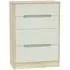 Monaco 4 Drawer Deep Chest - Cashmere, Oak Effect