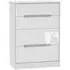 Monaco 4 Drawer Deep Chest - White