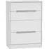 Monaco 4 Drawer Deep Chest - White