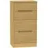 Monaco 4-Drawer Deep Midi Chest - Oak