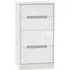 Monaco 4 Drawer Deep Midi Chest - White, Cashmere