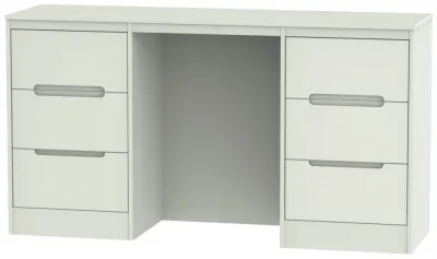 Monaco 6 Drawer Double Dressing Table - Cashmere