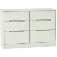 Monaco 6 Drawer Midi Chest - Cashmere